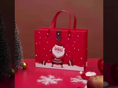 Christmas Gift Box Cosmetics Christmas Box Packaging Square Christmas Box With Silk