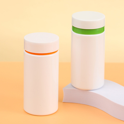 Vitamin Medical Empty Pill Bottle 100 150 200 250 300ml Pet Plastic Packaging