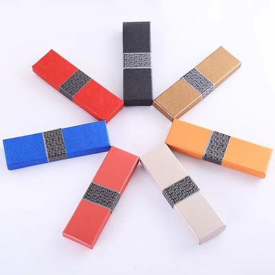 Black Pen Innovative Biodegradable Packaging Rectangle Gift Pen Box