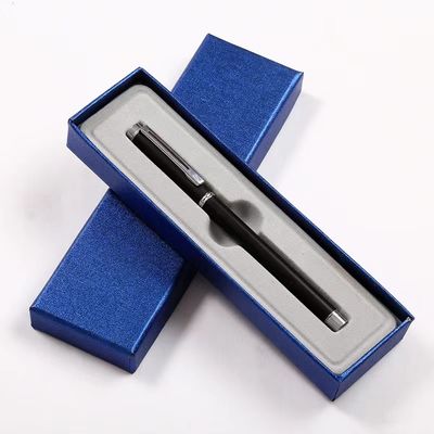 Black Pen Innovative Biodegradable Packaging Rectangle Gift Pen Box