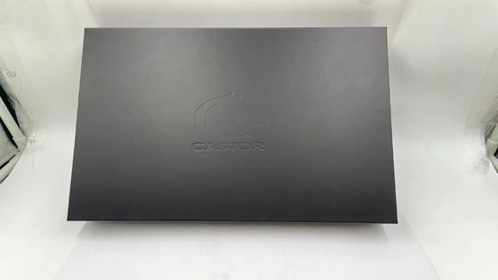 High Quality Custom  Printed Flap Lid Packaging Cardboard Cloth Magnetic Closure Packaging Black Gift Boxes