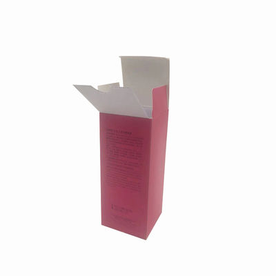 Small Cosmetic Skincare Packaging Plain White Cardboard Cosmetic Box