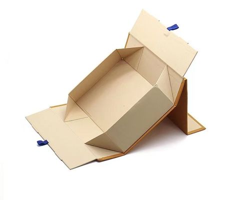 Collapsible Paperboard Paper Packaging Foldable Gift Box With Magnets