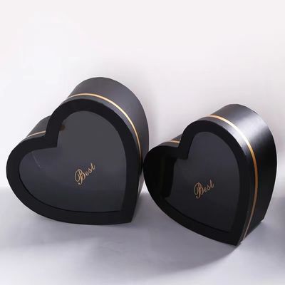 Luxury Valentines Day Boxes Heart Shape And Flower Mama Boxes Sets With Ribbon And Pvc