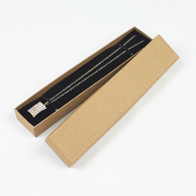 Custom Jewelry Kraft Paper Packaging Box Ring Bracelet Box 9*9*3.2cm