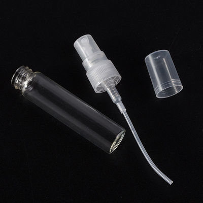 2ml 3ml 5ml 10ml Mini Small Empty Clear Glass Perfume Bottles with Luxury Round Pen Spray Design and Screen Printing Logo