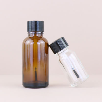 Stock Amber Glass Bottle for Essential Oil and Nail Polish 5ml10ml15ml20ml 30ml 50ml 100ml Surface Printing Screen Printing