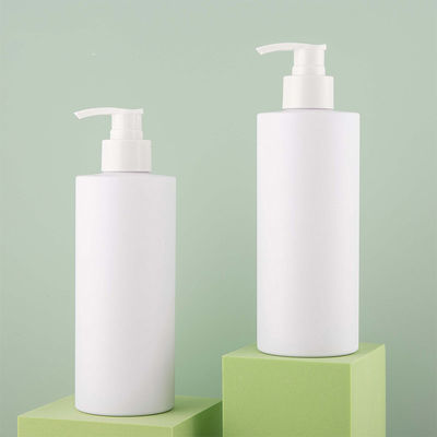 Personal Skin Care Packaging PET Collar Empty Amber White 500ml 1000ml Shampoo Shower Gel Lotion Pump Bottles for Hair
