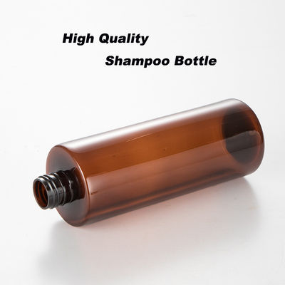 Personal Skin Care Packaging PET Collar Empty Amber White 500ml 1000ml Shampoo Shower Gel Lotion Pump Bottles for Hair