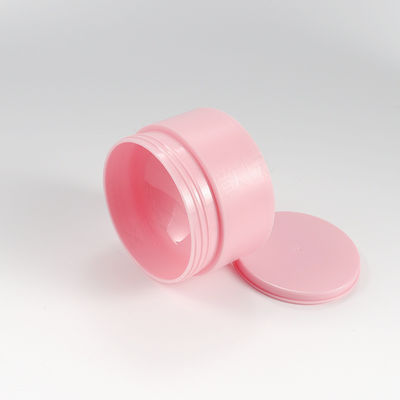 5g 10g 20g 30g 50g Empty Pink Double Wall Matte Face Cream Frosted Lip Balm Container PP Cosmetic Plastic Jar with Lid