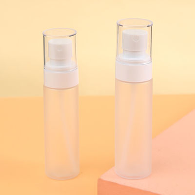 4oz 5oz 100ml PET Sanitizer Bottle Customize Color or Label Transparent Frosted Travel Perfume Spray Bottle for Cosmetic