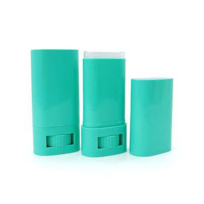 Industrial Cosmetic Oval Lotion Bar Stick Refillable Plastic Purple Lipbalm Tube Twist up Deodorant Container 5g 15g 20g