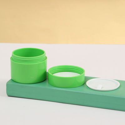 Wheat Biodegradable Cosmetic Containers Recyclable 100% PCR PLA Material Straw Cream Jar Green 2oz 3oz 8oz Free Samples