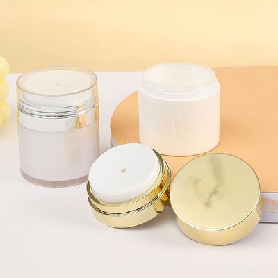 15g 30g 50g 100g Cosmetic Airless Pump Jar Luxury Personal Care Cream Airless Jar Plastic Airless Bottle Jar Refillable